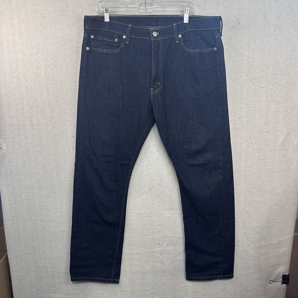 Levi 513 36X30 Slim Straight Fit Dark Denim Men's Cotton Stretch